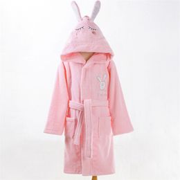 Children Bathrobes Kids Sleepwear Robe Cotton Warm Baby Boy Girl Bathrobe 4-18 Years Teenagers Children Pajamas For Boys Girls 210901