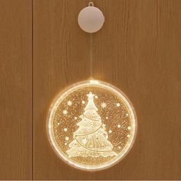 Christmas Decor Decorative Acrylic 3D Hanging Pendant LED Lighting For Home decoration