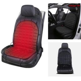 Car Seat Covers Universal Pad 12V Heated Cover Durable Heating Cushion Winter Mat Interior Accessories