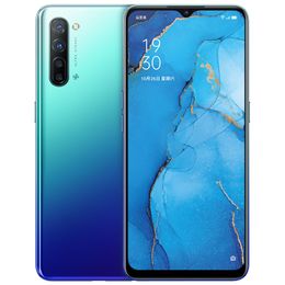 Original Oppo Reno 3 5G Mobile Phone 8GB RAM 128GB ROM MTK 1000L Octa Core 64MP AI NFC 4025mAh Android 6.4" AMOLED Full Screen Fingerprint ID Face Smart Cell Phone