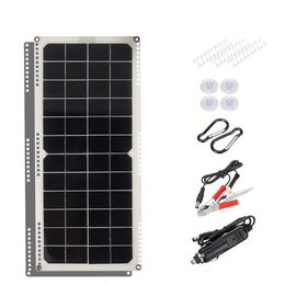 20W Folding Soft Solar Panel Battery Charging Mobile Phone Charger