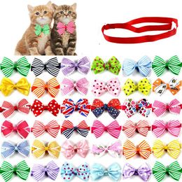 Dog Apparel 60 PCS Et Cat Bowties Collar Pet Bows Puppy Ties Bow Tie Neckties Samll -dog Grooming Supplies