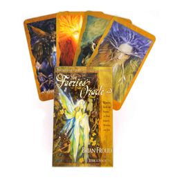 The Faeries Oracle Tarot Cards Mystical Guidance Divination Entertainment Partys Board Game Supports Wholesale 66 Sheets/Box