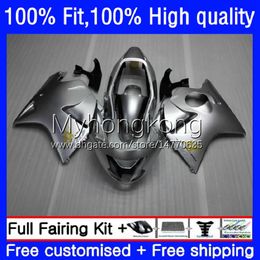 Injection Mould Fairings For HONDA Blackbird CBR 1100XX 1100 XX 96-07 35No.13 CBR1100XX 96 97 98 99 00 01 CBR1100 XX 2002 2003 2004 2005 2006 2007 Gloss silver OEM Bodys