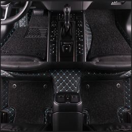 Car floor mats for Land Rover Discovery 3/4/5 Range Rover Sport Evoque Sports 2004-2020 Custom Waterproof protective cushion Pink