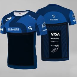 Spring and Summer Cs E-sports Jersey Commemorative Clothing Sktt Shirt Custom Id Men's Street Fashion Comfortable