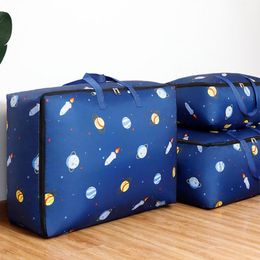 Storage Bags Clothes Bag Portable Quilt Folding Organizer Under Bed Closet Pillow Blanket Home