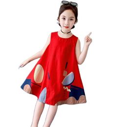 Girl Dresses Baby Kids Dress Korean Style Children's Princess Dresses Summer 4-10 Years Q0716