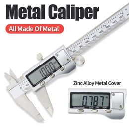 Digital Metal Calliper Stainless Steel Vernier Callipers Electronic Micrometre Ruler Depth Measuring Tool Gauge Instrument 0-150mm 210810