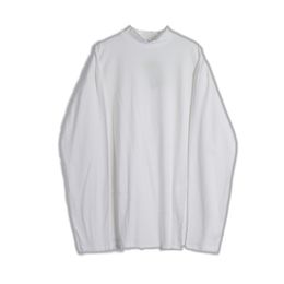 Tide brand solid color wild long-sleeved T-shirt cotton bottoming shirt loose 210420