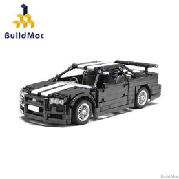 MOC Sports car Endurance sports car building block High-Tech Racing Car 23809 MOC Model Bricks Toys for Boys H0917