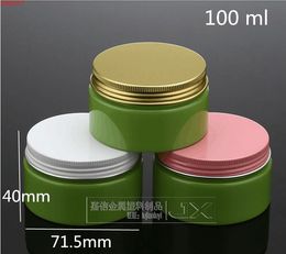 30 Pcs 100 Ml Green Plastic Food Jar Dispenser Butter Candy Sample Packaging Containers Bottles Wedding Spice Kitchen-jars goods