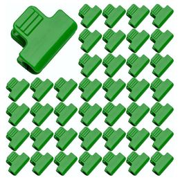 Garden Supplies Other 40Pcs Pipe Clamps For Outer Diameter 11mm Plant Stakes Greenhouse Film Row Cover Netting Tunnel Hoop Clips#35