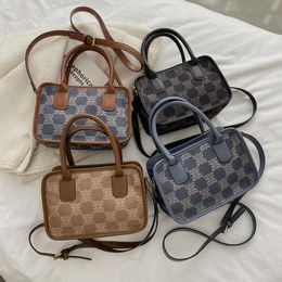 Female Mini Printed Pillow Bag Handbag Trendy Autumn/Winter Fashion One-Shoulder Messenger Bags
