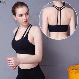 Gym Clothing Sports Bra Fitness Active Wear Women Women's Beauty Back Running Yoga Top Sexy Red Pink Breathable Quick Dry Girl Female