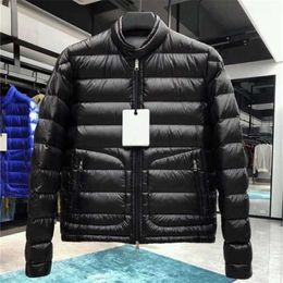 autumn and winter men's down jacket light stand collar warm men's youth fashion leisure high quality cold proof jacket 211124