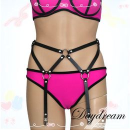 Belts Punk Harajuku Style European And American Imitation Leather Belt Garter One-Piece Women Accessories Leg Loop Clip