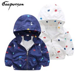 GOOPORSON Boys Jacket Printed Animal Hoody Wind Coat For Winter Baby Boy Clothes Kids Coat Fashion Design Children Jackets 210715