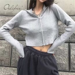 Summer Women Sweater Long Sleeve Fashion Stretch Soft Knitted Cardigan 210415