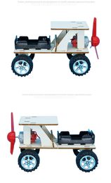 Wind power off-road vehicle manual science and technology material science experiment toy students' general technology homework