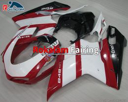 848 2010 2011 Fairing For Ducati 1098 1098S 1198 2007 2008 2009 Street Bike Red White Black Fairings Parts (Injection Molding)