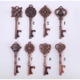 Antique Key Bottle Opener Retro Keyring Keychain Beer Bottle Openers Party Favour Gifts