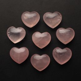 -Natural Rosa Cristal Amor Coração-Em forma de Pequeno Jogo Original de Pedra Desktop Ornaments Presentes Jóias Amantes