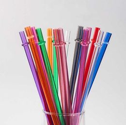 Plastic Drinking Straws for Juice long hard straw food grade material safe healthy durable home party garden use SN2942