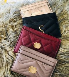 luxury Designer Origina G purse quality Card Holder Genuine Leather Marmont Fashion Y Womens men Purses Mens Key Ring Credit Coin Mini Wallet Bag Charm Brown Canvas