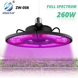 260W Full Spectrum LED Grow Light Phytolamp for Plants E27/E26 Phyto Growth Lamp for Indoor Plant Hydroponics