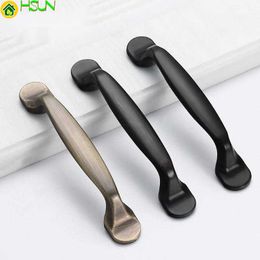 Modern personality simple and compact drawer hardware handle American style door monochromatic