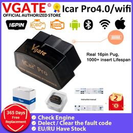 -VGATE VLinker MC ICLAR PRO BLUETOOTH-Compatible Bluetooth 4.0 / WiFi OBD2 Scanner pour Android / iOS As Icar2 ELM327 Auto Code Reader OBDII Tool ODB2 PK ELM 327 V1.5 VGATE ICAR PRO