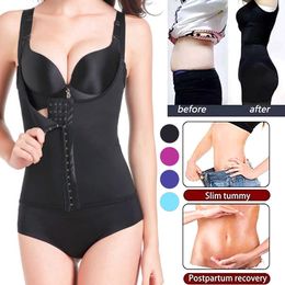 Women Body Shaper Trainer Vest Belly Girdle Corset Bodyshaper Waist Cincher Shaperwear Adjustable Tummy Control Tops