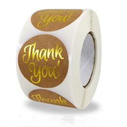 1.5inch Thank You DIY Homemade Cookies Packaging Labels Stickers Kraft Paper Handmade Cakes Package Bag or Box Seal Sticker