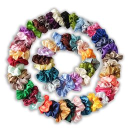 Ponytail Holder Hair Accessories Stain Scrunchies Elastic Hairbands Scrunchy Ties Ropes Scrunchies for Women Girls M4018