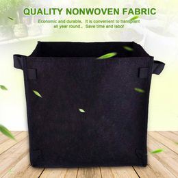 Planters & Pots Home Garden Planting Grow Bag Thicken Non-woven Square Plant Flower Tree Indoor Outdoor