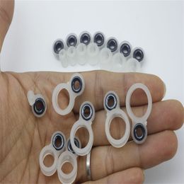 14 Pcs Different Size 1-14 O Ring Silicone Fishing Rod Wire Ceramic Ring High Quaility Tip Repair Kit Fishing Line Guide 450 Z2