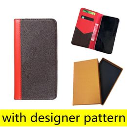 Fashion Designer Wallet Cell Phone Cases for iPhone 13 13pro 12 12pro 11 pro max Xs XR Xsmax 7 8 plus Leather Card Holder Pocket Cellphone Cover