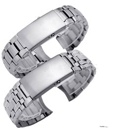 20mm 22mm Stainless streel band silvery bracelet replacement matel belt for Omega 007 watch accessories