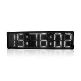 Wall Clocks Single-sided Outdoor Waterproof 8" Race Clock Led Digital Count Up/down Timer Electronic Sports