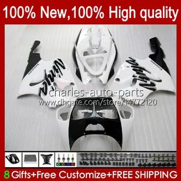 Bodywork Body For KAWASAKI NINJA ZX-750 ZX7R ZX750 ZX 7 R white glossy 96 97 98 99 2000 2001 2002 2003 28HC.21 ZX 7R ZX 750 new ZX-7R 1996 1997 1998 1999 00 01 02 03 OEM Fairing