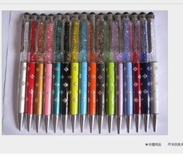 Carved crystal capacitor pen mobile phone ballpoint pen advertisement metal ballpoint ball pen