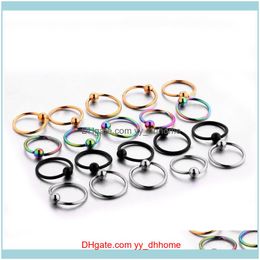 Earrings Jewelrypcs/Pack Captive Bead Ring Bcr Lip Nose Nipple Body Cbr Cartilage Piercing In Fashion Jewelry Hoop & Hie Drop Delivery 2021