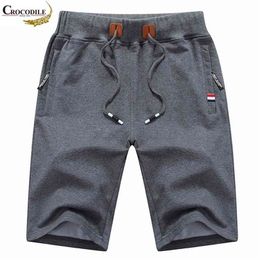 brand Jogger Shorts casual Fashion Summer Mens Beach Cotton Casual Male homme Brand Clothing 210713