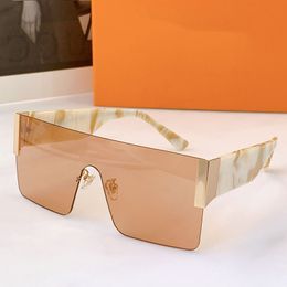 22SS New Luxury sunglasses womens mens Z1163E fashion classic outdoor travel driving frameless goggles all-in-one UV 400 lens designer top quality with original box