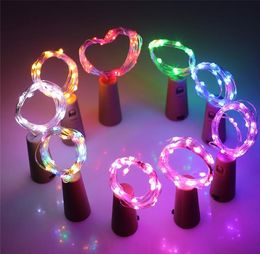 2021 LED DIY Bottle String Lights Cork Shaped Bottle Stopper Light Glass For Halloween Xmas Party Wedding Home Decor