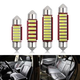 1X C10W C5W LED Canbus Festoon Bulbs 7020 Chips 31MM 36MM 39MM 41MM Auto Indicator Dome Reading Lights Licence Plate Lamp 6000K