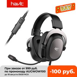 HAVIT Wired Headset PC 3.5mm PS4 Headsets Surround Sound & HD Microphone Gaming Overear Laptop Tablet Gamer