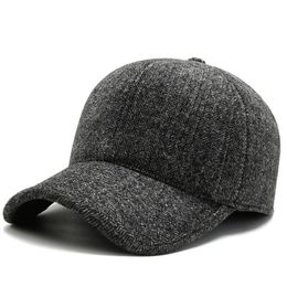 2021 Winter new cotton basball stitching men&#039;s autumn and winter cap warm cold-proof ear protection hat