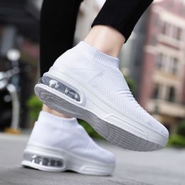 Hotsale Women's mesh breathable shoes student casual women white purple black pink lightweight cushion running soft bottom socks